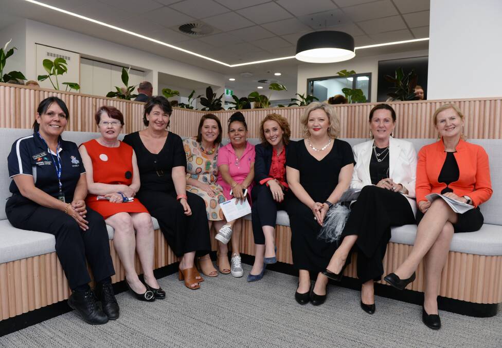 UNITED: Ballarat's new family violence court has been opened by Attorney General Jill Hennessy (third from right) and Minister for Prevention of Family Violence Gabrielle Williams (fourth from right). Picture: Kate Healy