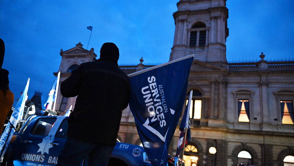 Union members from across the City of Ballarat's services will stop work for an hour on Thursday, June 13. Picture by Kate Healy