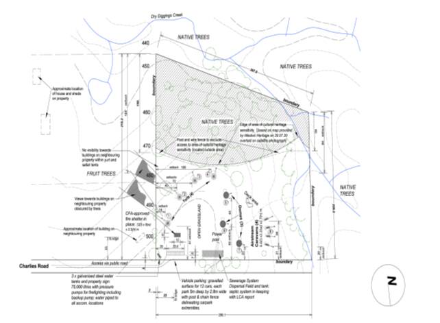 Plans for the proposed glamping site at Elevated Plains. Supplied picture