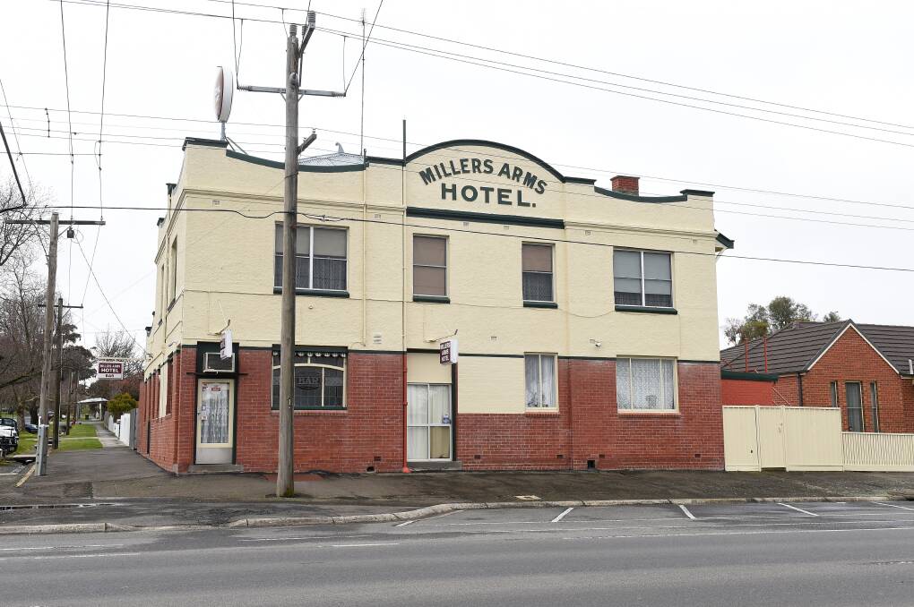 The Millers Arms Hotel, Ballarat. Picture by Adam Trafford.