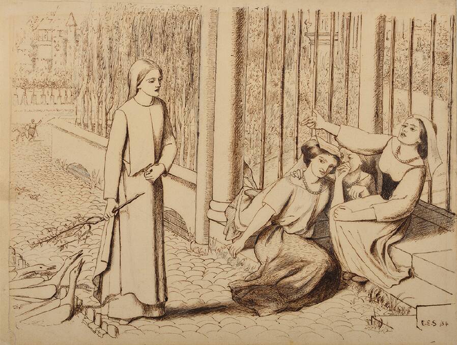 Pippa Passes 1854 by Elizabeth Siddall. Supplied.