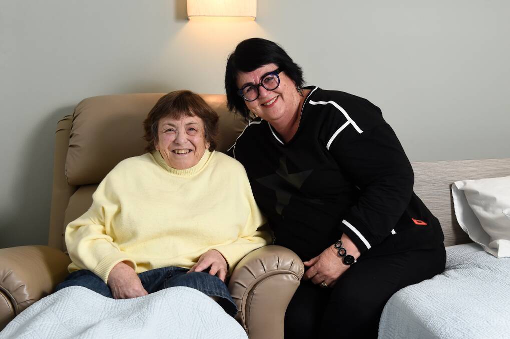 Ballarat East woman, Pauline Murphy will mark 40 years since she received a deceased kidney transplant this June alongside her sister Margaret Holt. Photo: Adam Trafford.