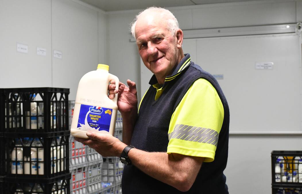 Victoria's longest serving milkman Warrenheip born Malcolm McCann, 69, is set to deliver his last jug of milk on December 16. Picture by Malvika Hemanth. 