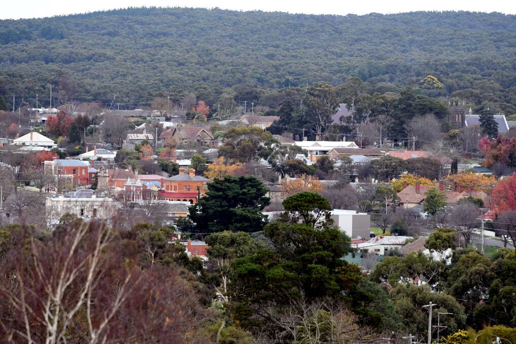 Overview of Creswick in the Hepburn Shire. Picture by Lachlan Bence. 