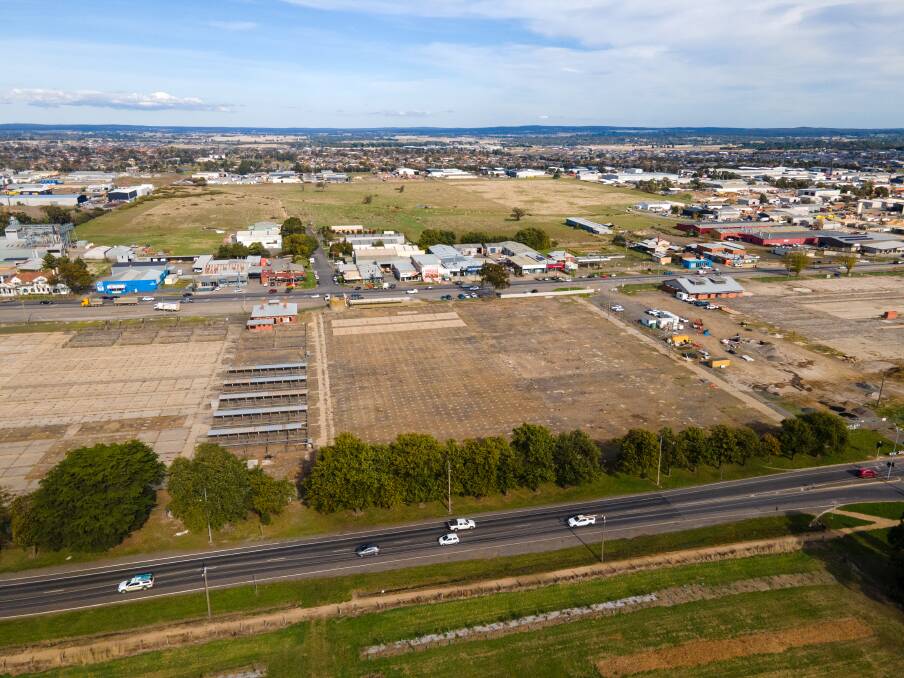 Drone image of the old Ballarat Saleyards which was supposed to be turned into an athletes' village for the 2026 Commonwealth Games. Picture supplied