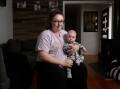 Ballarat mum Alex Crowe with her son Thomas is glad to see more support for new parents. Picture by Adam Trafford 