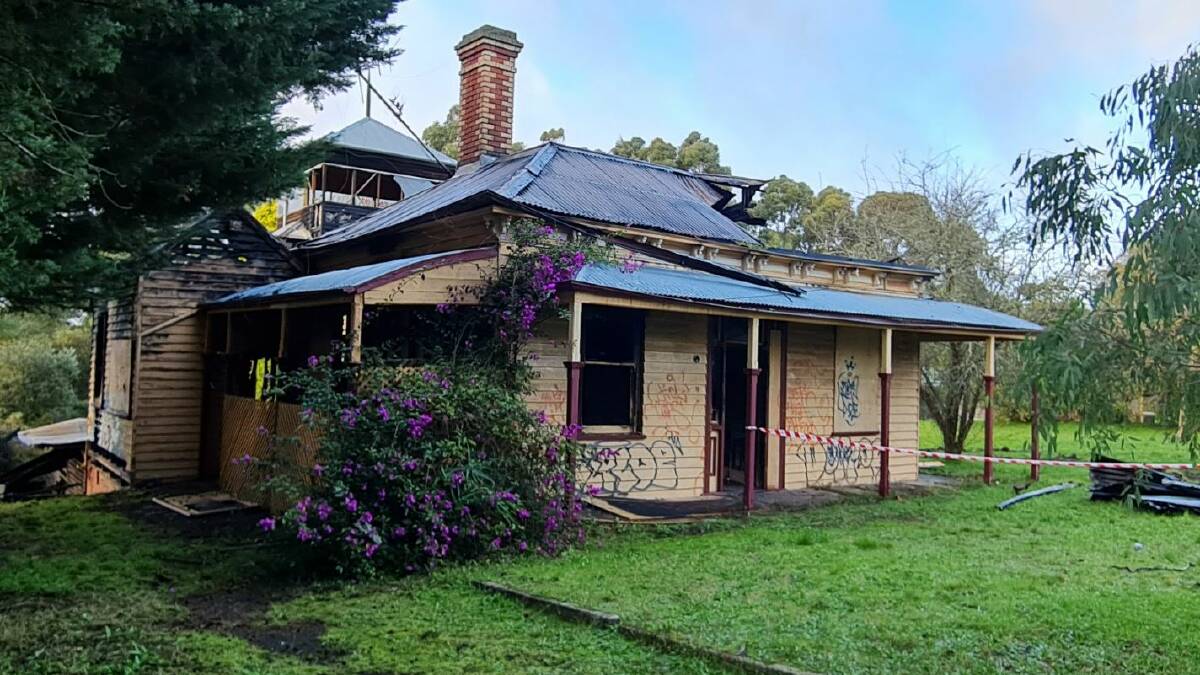 John Peace House in Magpie Street was built in 1890 and extended several times after he died in 1924. Sovereign Hill had plans to restore the historic sections of the five bedroom home. Picture by Gabrielle Hodson.