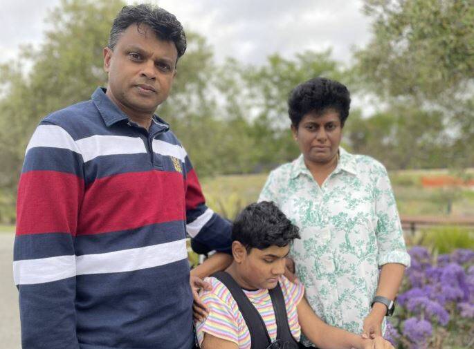 Thusitha Nugagahakumbura, Anuli12, and Neelanthi Munasinghe were at the centre of a frightening attack in Central Ballarat last month. Picture by Bryan Hoadley