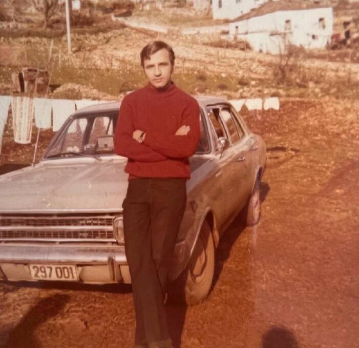George Grinos before he migrated to Australia in the mid 1970s. Picture supplied.