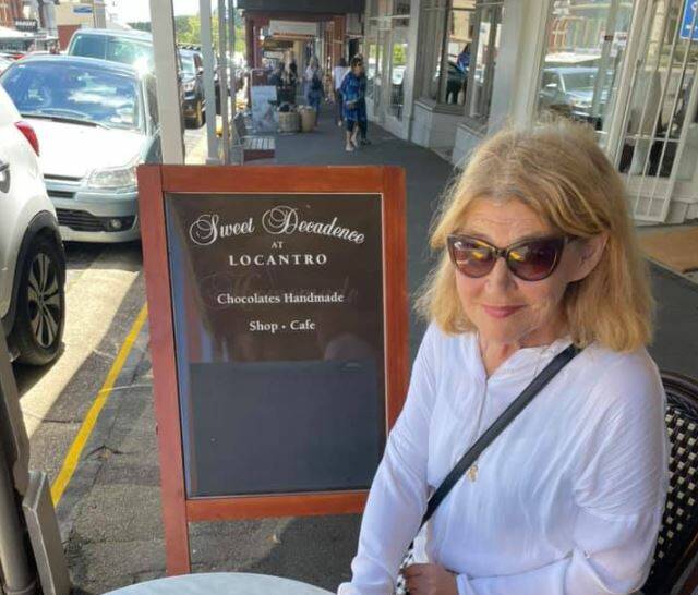 Marie Gosnold on a trip to Daylesford in 2021. Picture Facebook.