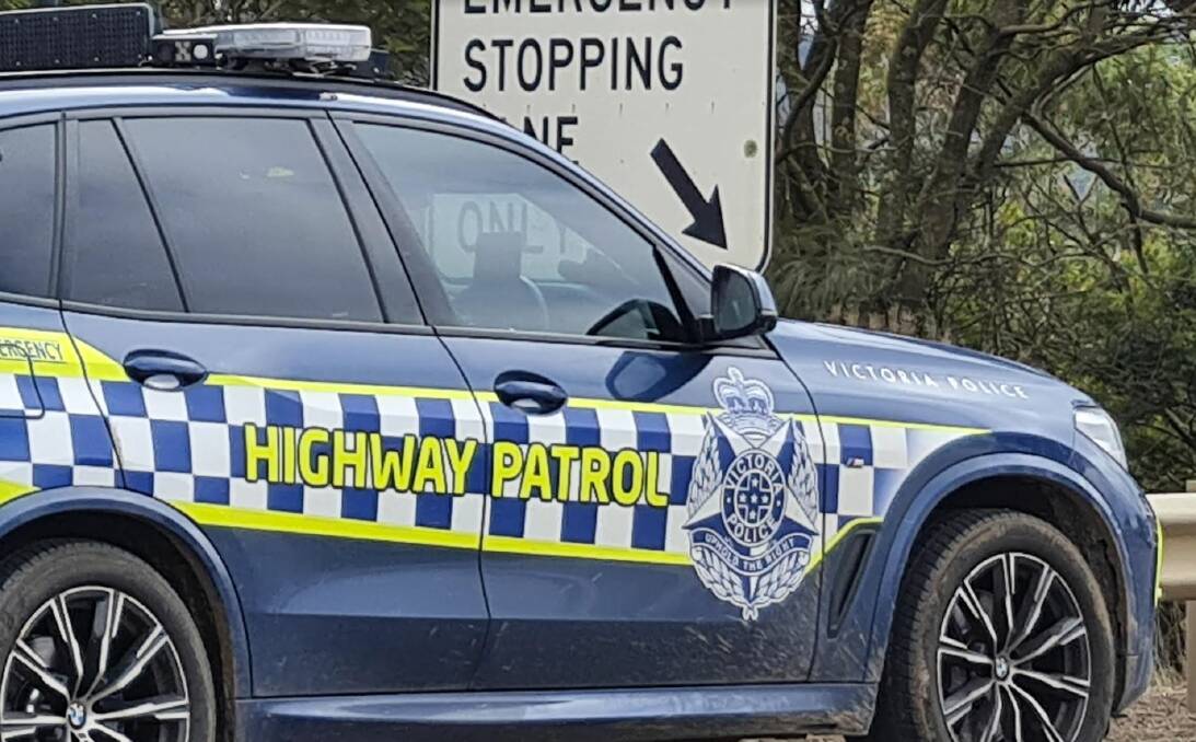 Ballarat Highway Patrol vehicle file photo.