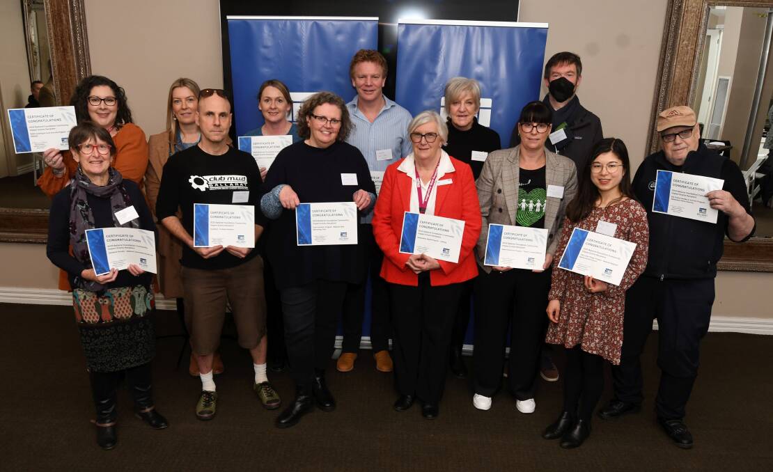 Recipients of the Ballarat Foundation's 2023 Community Grants Program which were announced on 28/07/2023. Picture by Lachlan Bence 