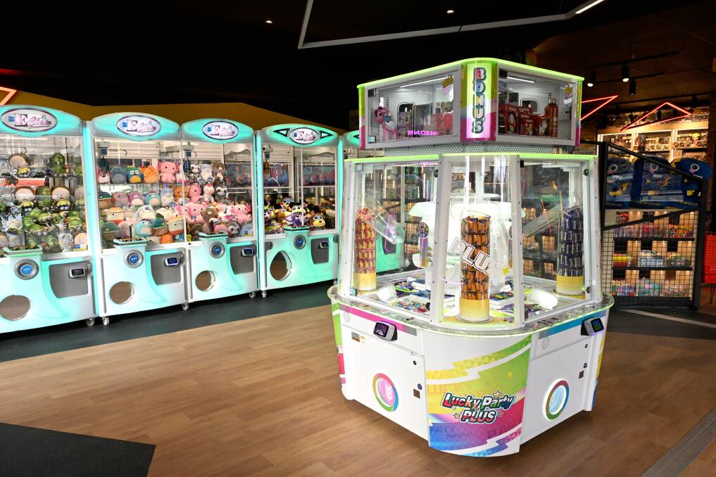 Timezone Ballarat will also feature a range of classic arcade games such as claw machines. Picture by Adam Trafford
