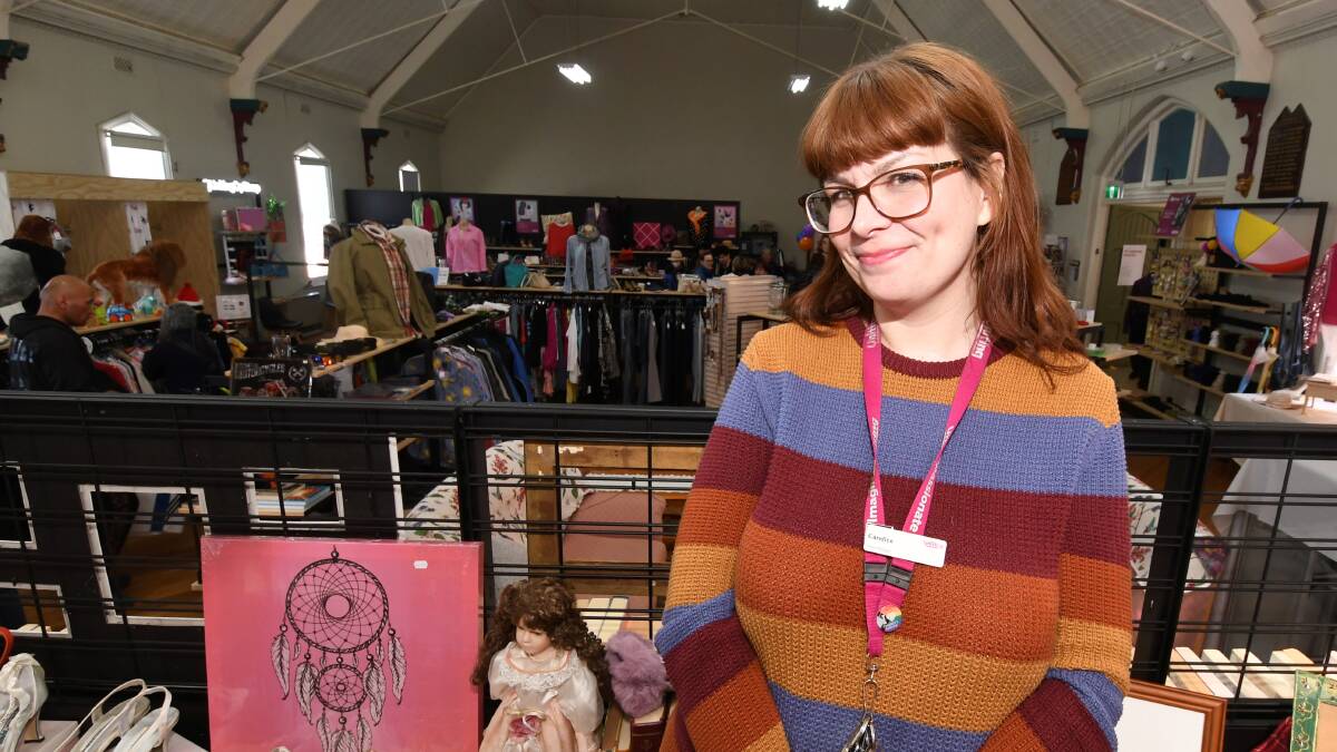 Shop manager Candice Willis said there would be greater range at the reopened Uniting Op Shop. Picture by Lachlan Bence