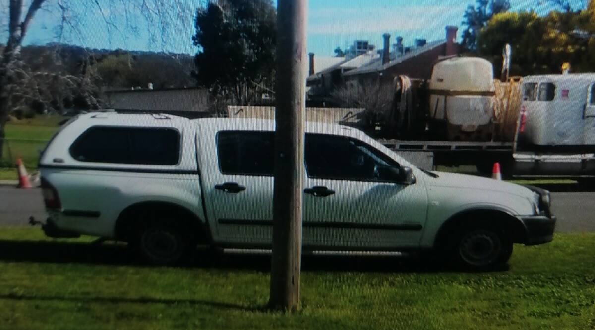 Police are searching for this ute stolen from Wendouree on Wednesday, April 4. The ute did not have a canopy at the time of the theft. Picture supplied