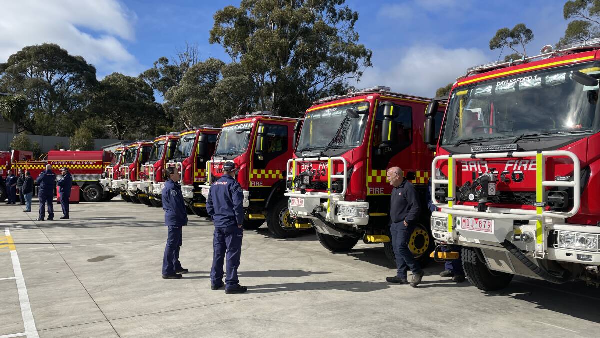 The new fleet was on show at Buninyong on Wednesday. Picture by Kirra Grimes