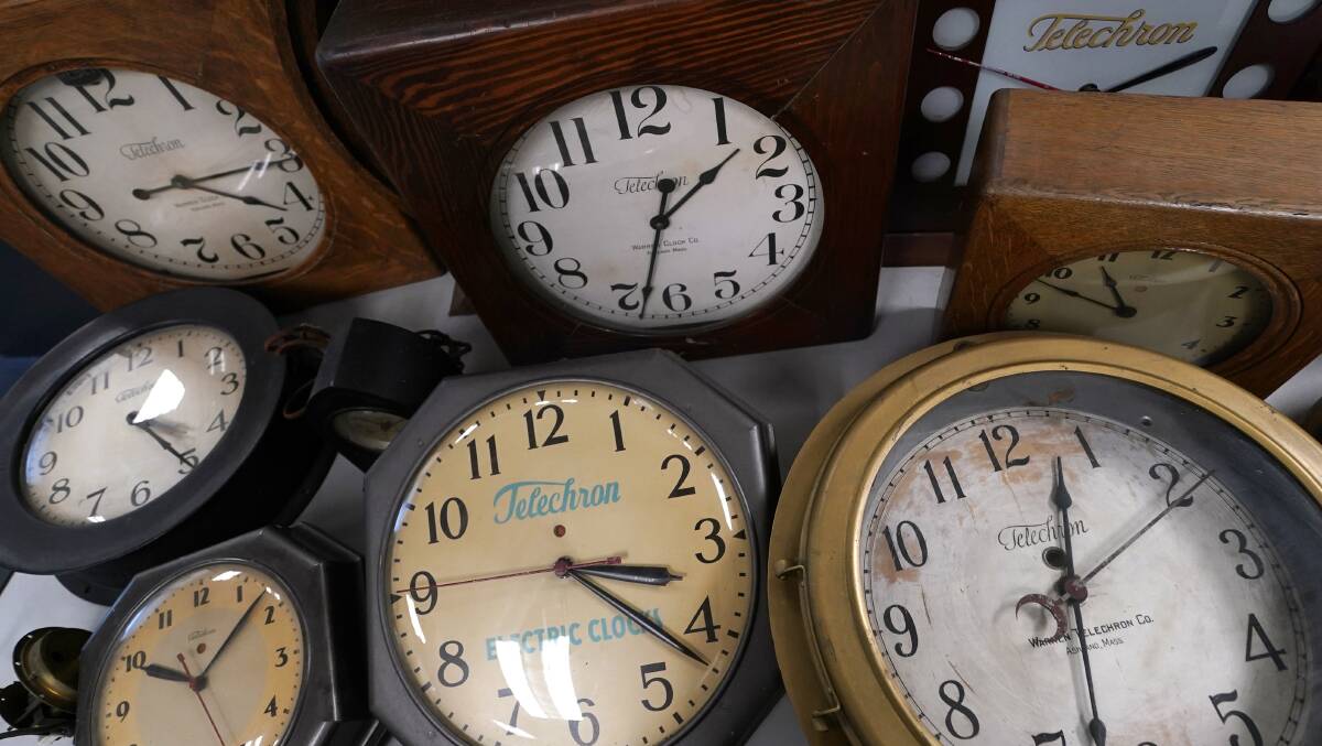 Many Aussies will wind the clock back as daylight saving comes to an end on April 7. Picture by AP/Charles Krupa