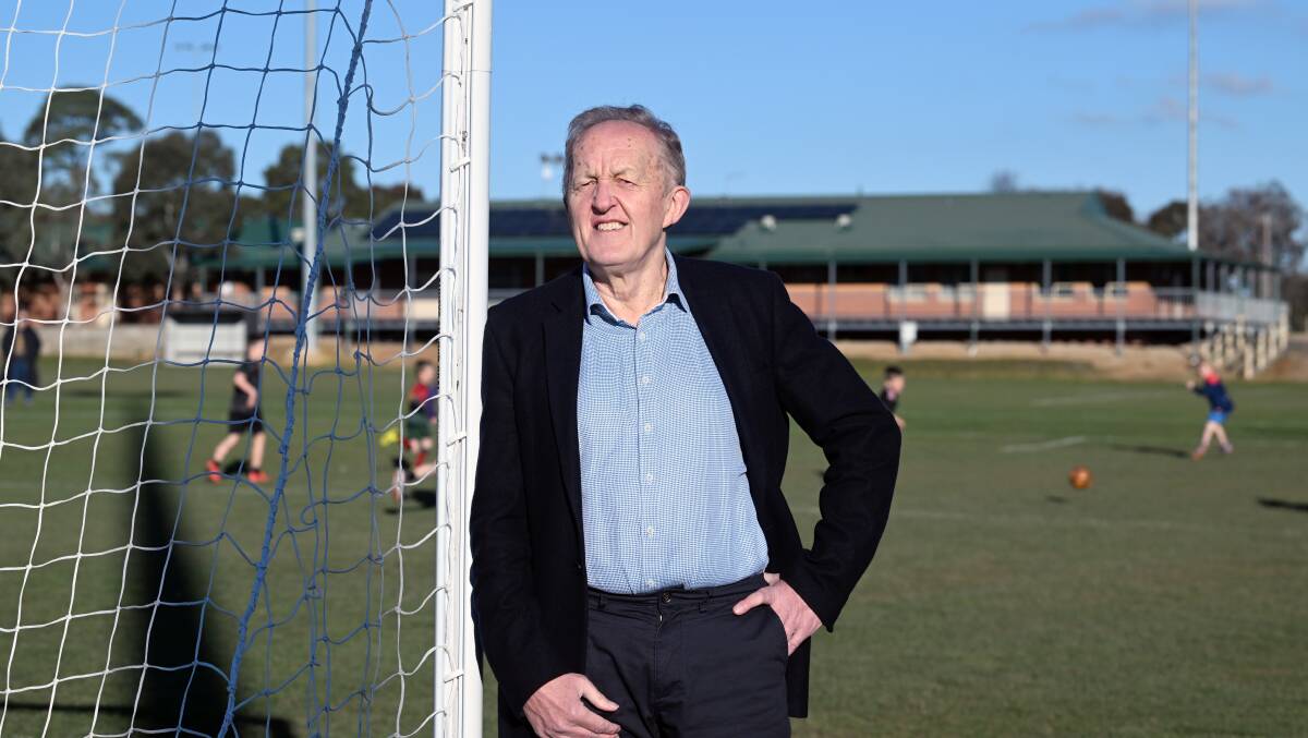 Ballarat North United Soccer Club treasurer Glenn Miller has been in his role for over a quarter of a century. Picture by Kate Healy