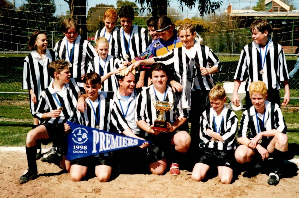 The Ballarat North United Soccer Club 1998 Under 14 Premier team. Picture supplied