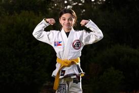 11-year-old Leiarnna Ferguson is ready to compete in the Brazilian Jiu-Jitsu Junior World Championships in Florida. Picture by Adam Trafford