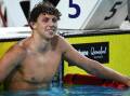 Bowen Gough at the Australian swimming trials in Brisbane. Picture by AAP