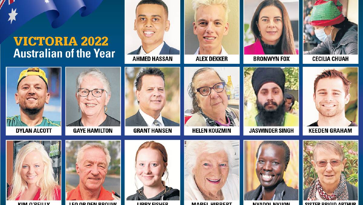 ophavsret Foreman lukke Victoria's nominees for the 2022 Australian of the Year Awards | The  Courier | Ballarat, VIC
