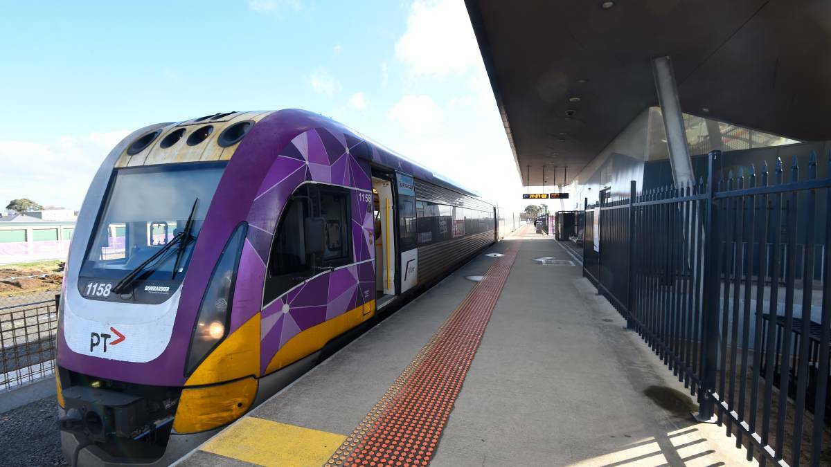Regional rail advocates hope an extra track remains on the table for the Ballarat line. Picture: The Courier. 