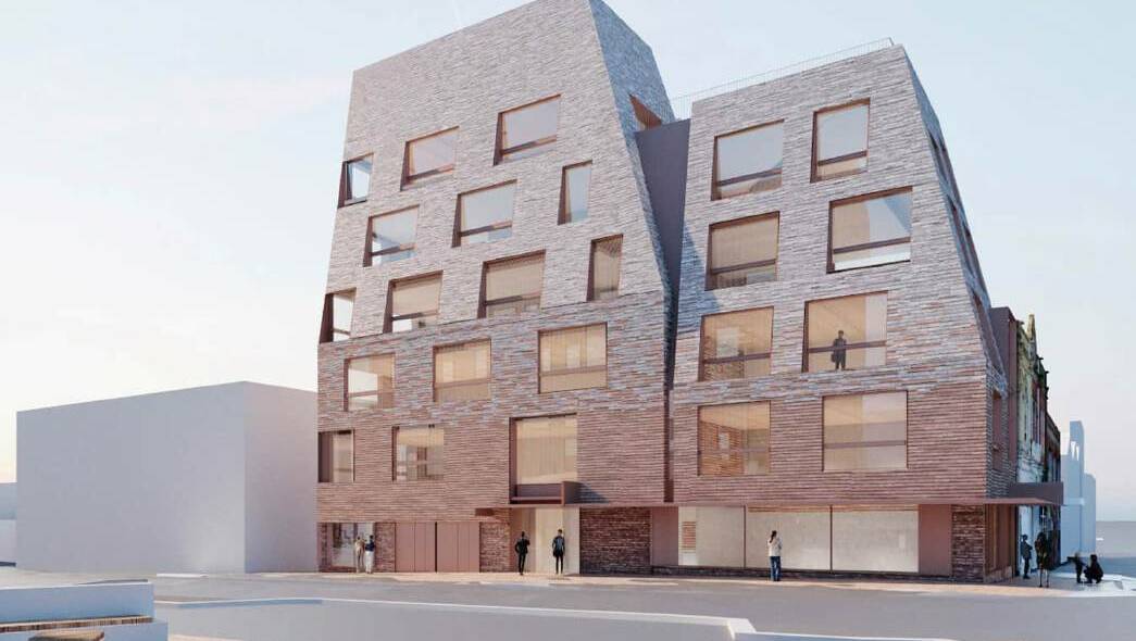 The revised design for 222 Mair Street. Picture supplied. 