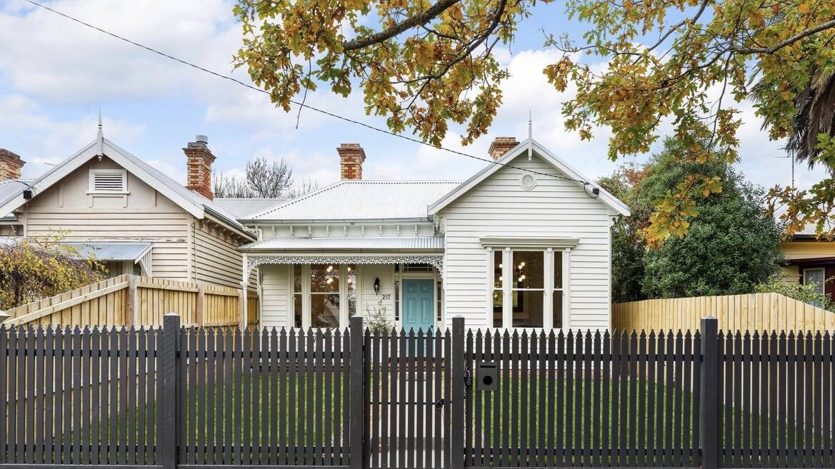 After: 217 Talbot Street South, Ballarat Central, tripled its sale price in three years after undergoing extensive renovation.