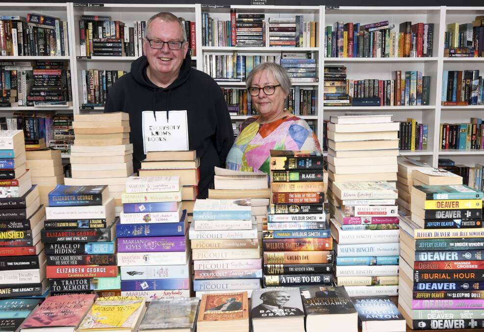 Everybody Knows Books owners John and Marion Butler are hosting three events as part of the Melbourne Art Book Fair. Picture by Lachlan Bence