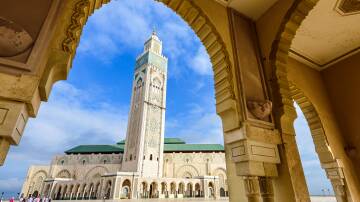 Hassan II Mosque in Casablanca, Morocco. Picture Shutterstock