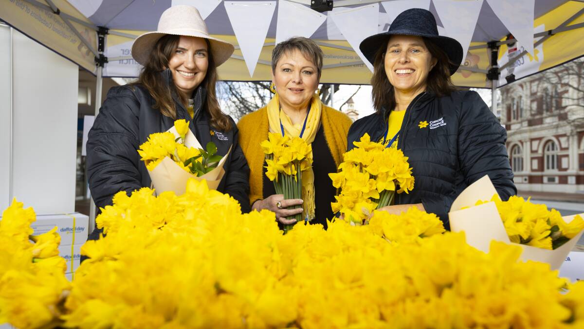 Cancer Council Victoria, known for its daffodils to raise awareness, is pushing for more women to consider a less invasive but highly accurate swab test for cervical cancer. Picture The Border Mail