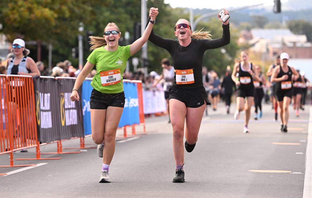Finish-line elation is back in 2025 with Ballarat Marathon opening registrations for its second annual event. Picture by Adam Trafford