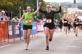 Finish-line elation is back in 2025 with Ballarat Marathon opening registrations for its second annual event. Picture by Adam Trafford