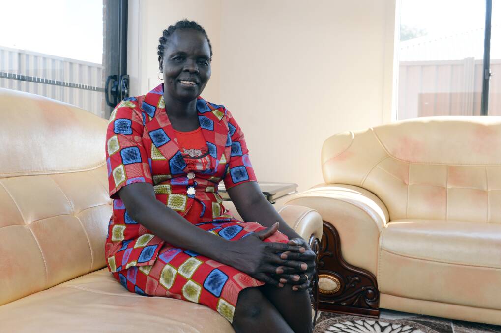 Refugee Mary Bukjiock has long been an advocate for House of Wellness and the support the group has offered her. Picture by Kate Healy