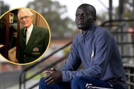 High jumper Yual Reath is following in the footsteps of one of Ballarat's two original Olympians, high jumper John Vernon, in inspiring new generations of athletes.Main picture by Adam Trafford
