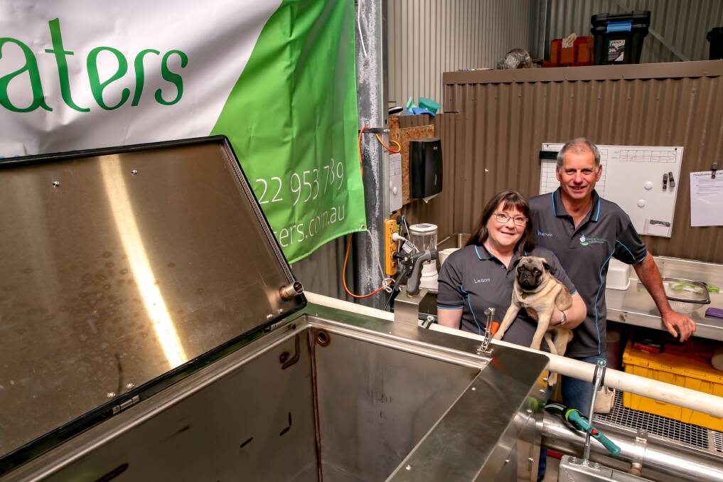 Pet Lovers LeAnn and Warren Martin have a flameless animal crematorium in Dennington, just outside Warrnambool, using Aquamation. Picture The Standard
