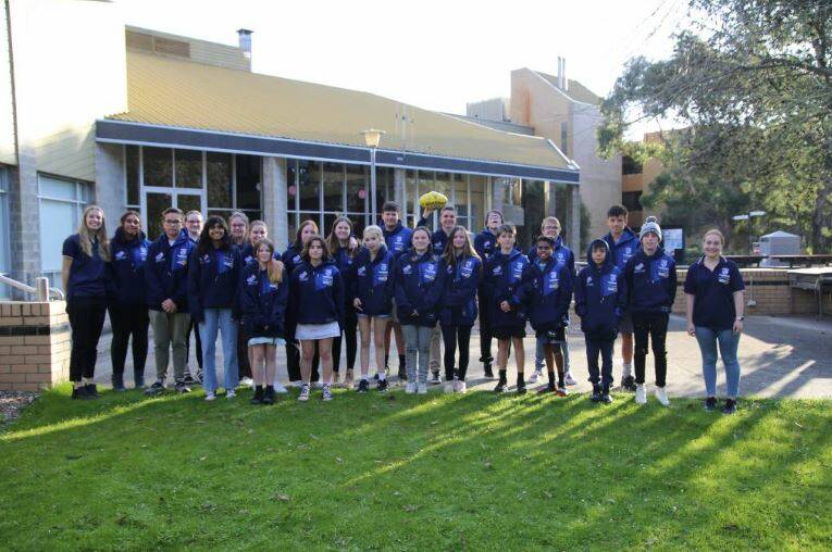 Graduates from Western Bulldogs' inaugural Nallei Jerring Indigenous leadership program in Ballarat set the tone for a program that has boomed in participants. Picture courtesy of Western Bulldogs Community Foundation