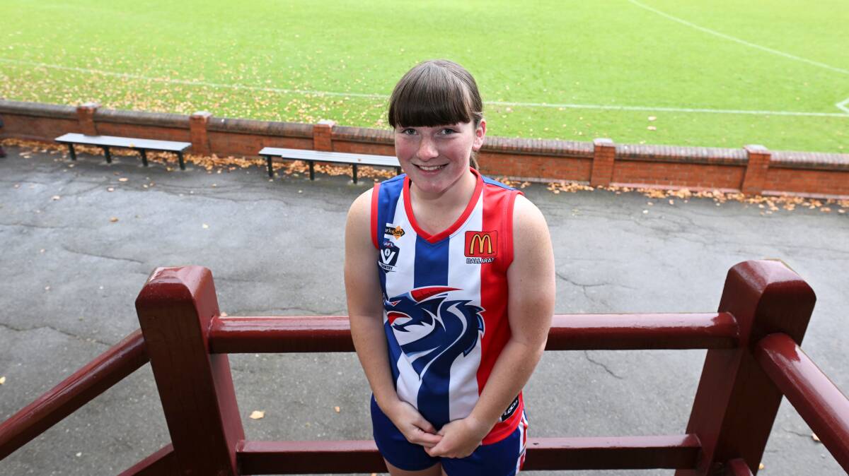 Keisha Darroch, who just chalked up her 100th game with East Point, joined the club as a nine-year-old footballer. Picture by Lachlan Bence