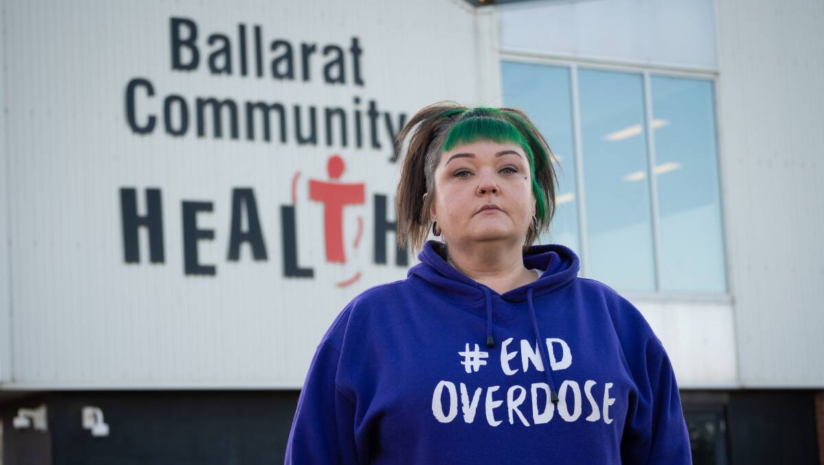 Ballarat Community Health harm reduction coordinator Kate Davenport says prevention assistance is vital for what are largely preventable deaths. Picture BCH