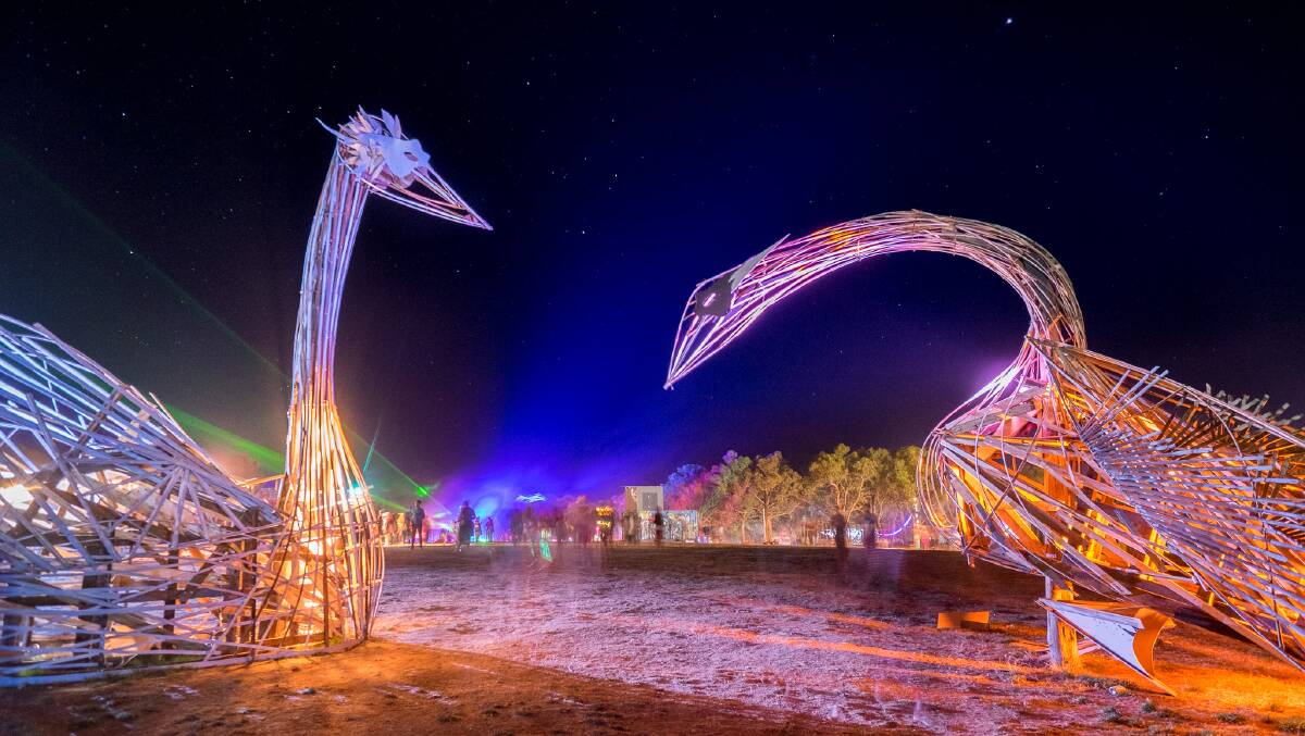 Art installations at a previous festival. Picture contributed