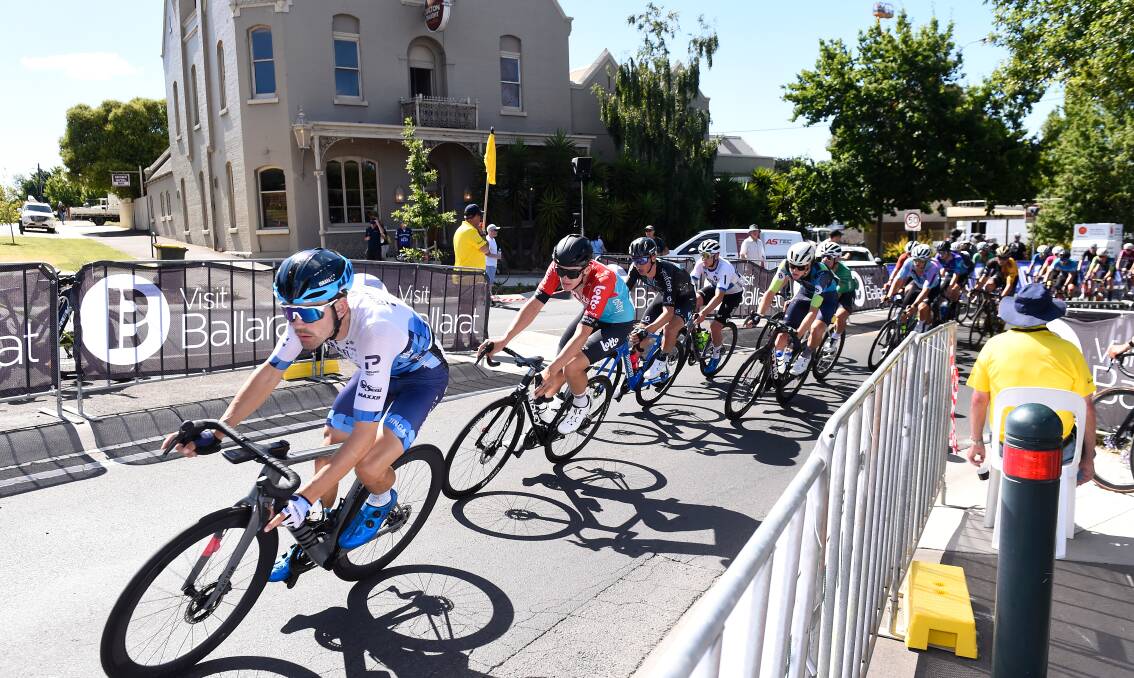 Riders power through Buninyong during the 2023 event. Picture by Adam Trafford