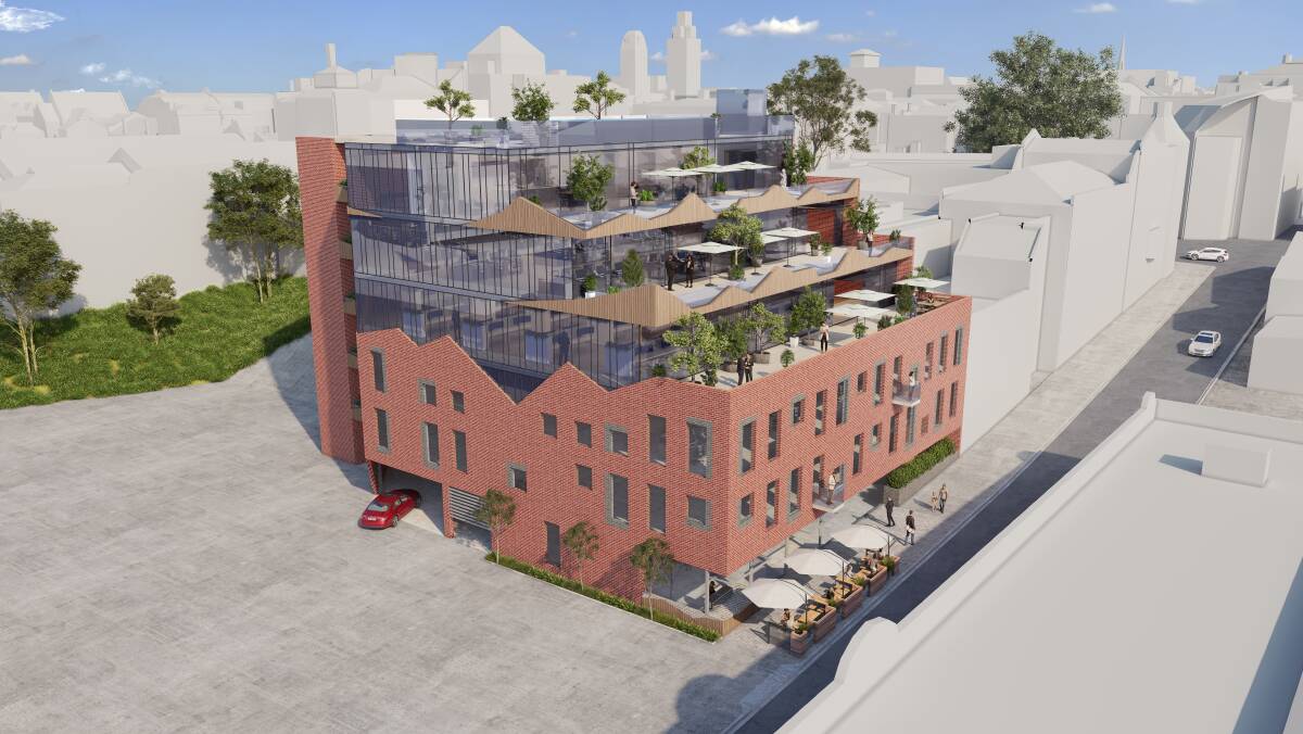 Concept art of the Field Street building. Picture from Morton Dunn Architects