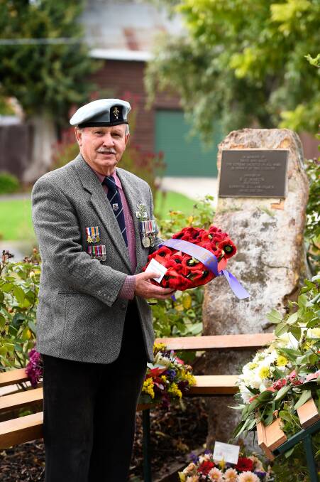 In Buninyong, a lone voice at the RSL marks Anzac Day