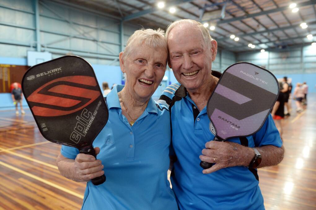 Carmel and Allen Durbidge are keen pickleball players. Picture by Kate Healy