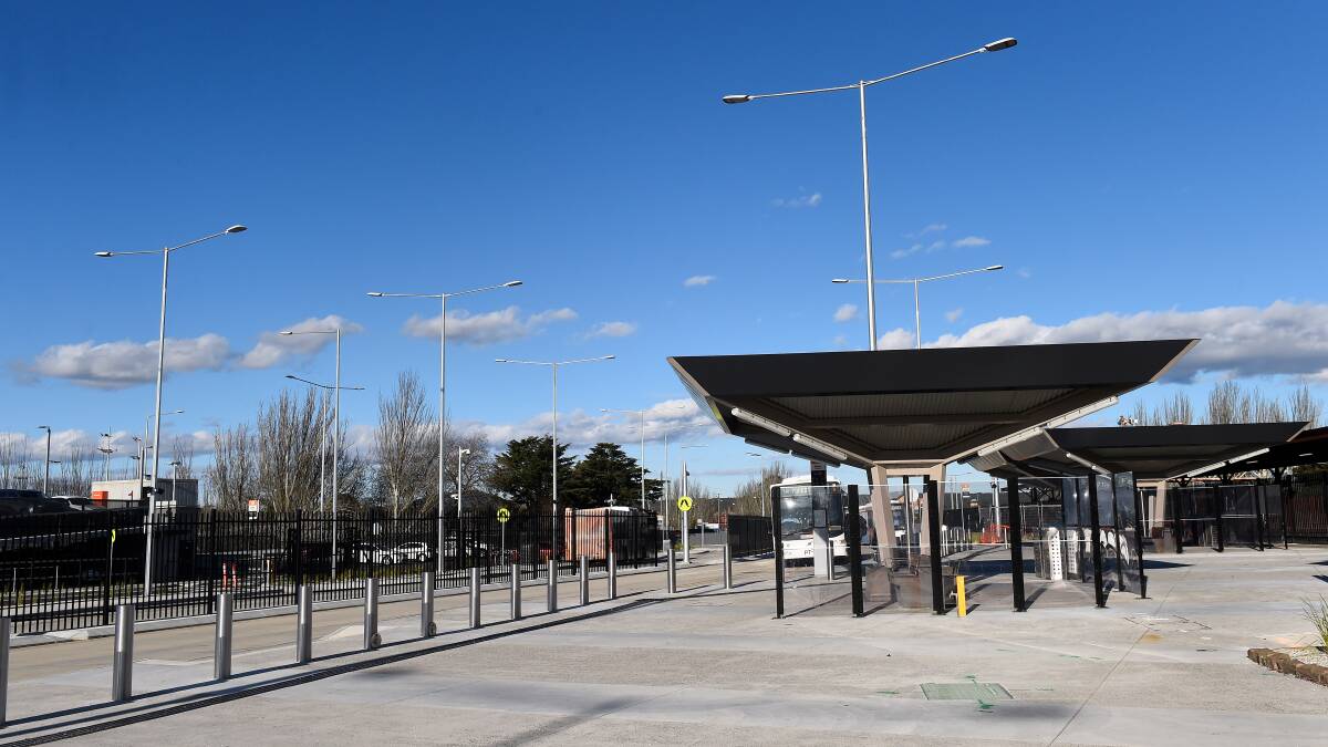 The new local bus interchange, which opened in December.