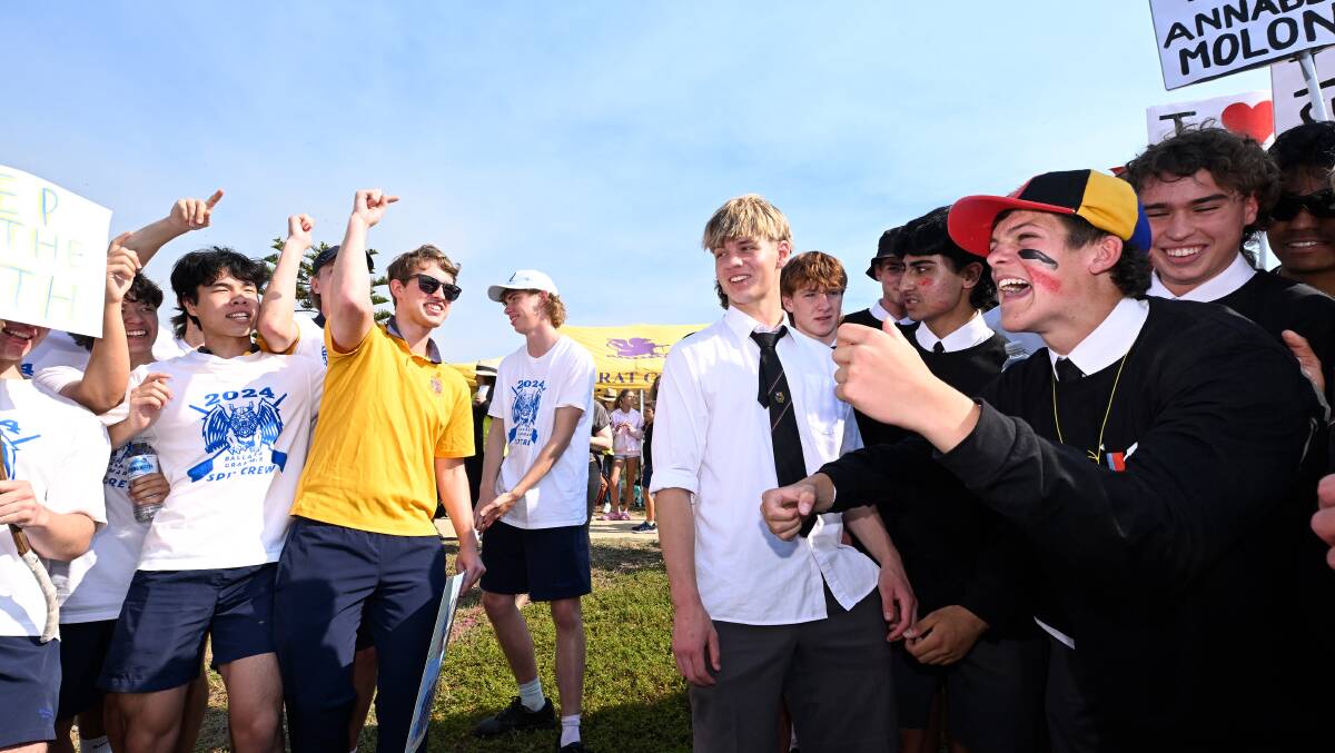 There's a loud but friendly rivalry between the schools. Picture by Adam Trafford