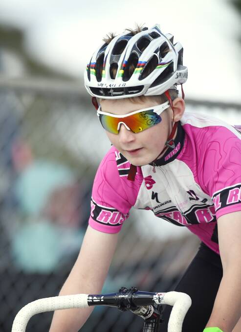 Partnership: Junior cyclist Shannon Craggill.  Picture: Luka Kauzlaric.