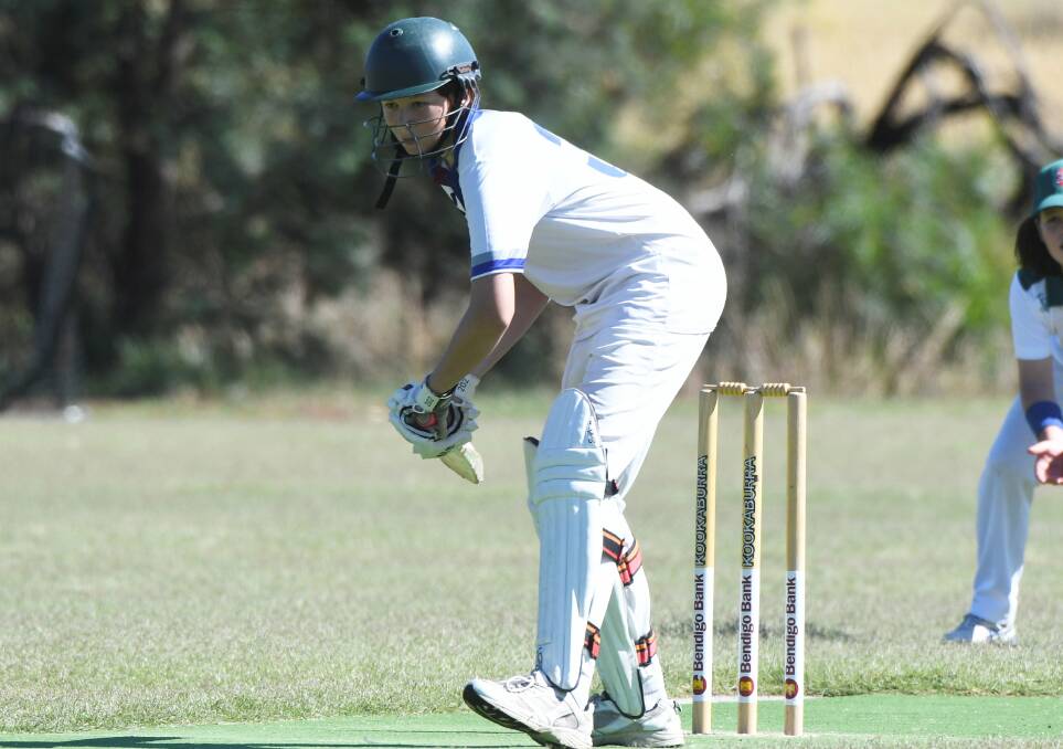 STEADY: Grenville batsman Marcus Graham is in a strong position to play his shot against Gisborne White on Thursday.
