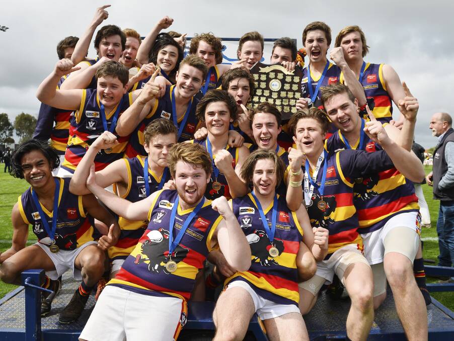 COMEBACK KINGS: Beaufort salvaged victory having trailed by six goals at quarter-time to win the under-18 premiership with a 13-point win over Waubra.